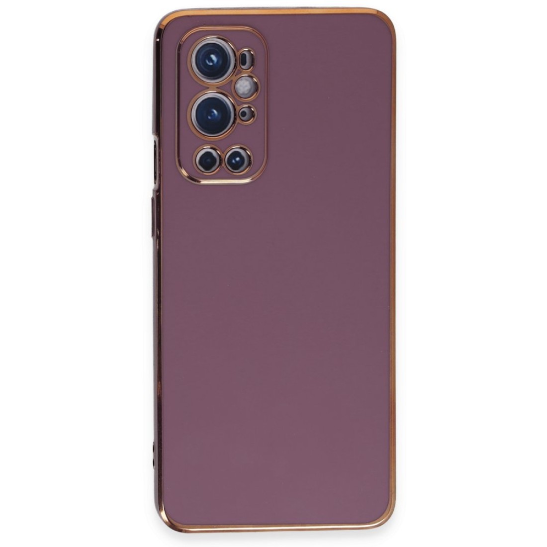  One Plus 9 Pro Kılıf Volet Silikon - Mor