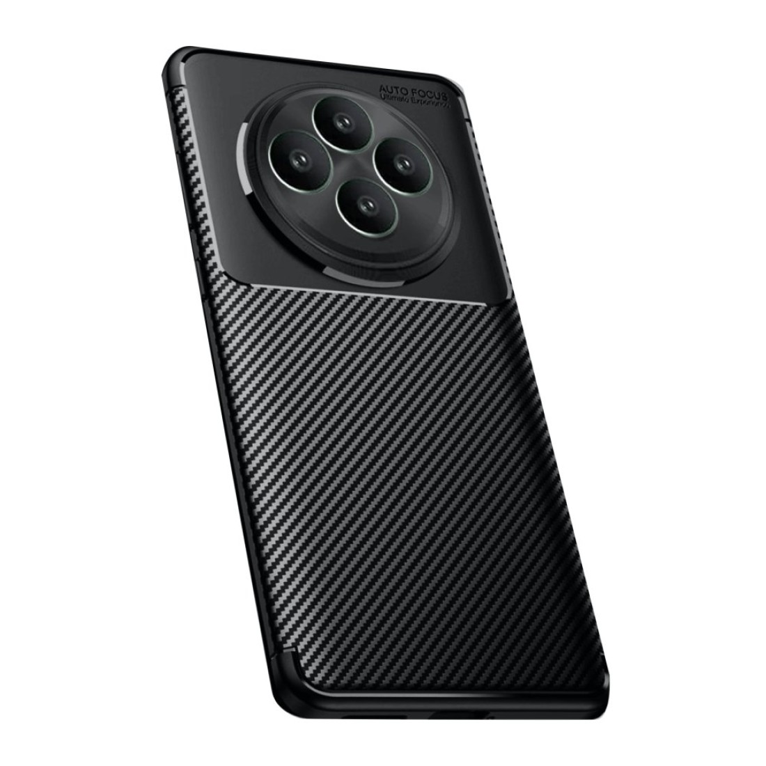  Oppo Reno 11 FS Kılıf Auto Focus Karbon Kapak - Siyah