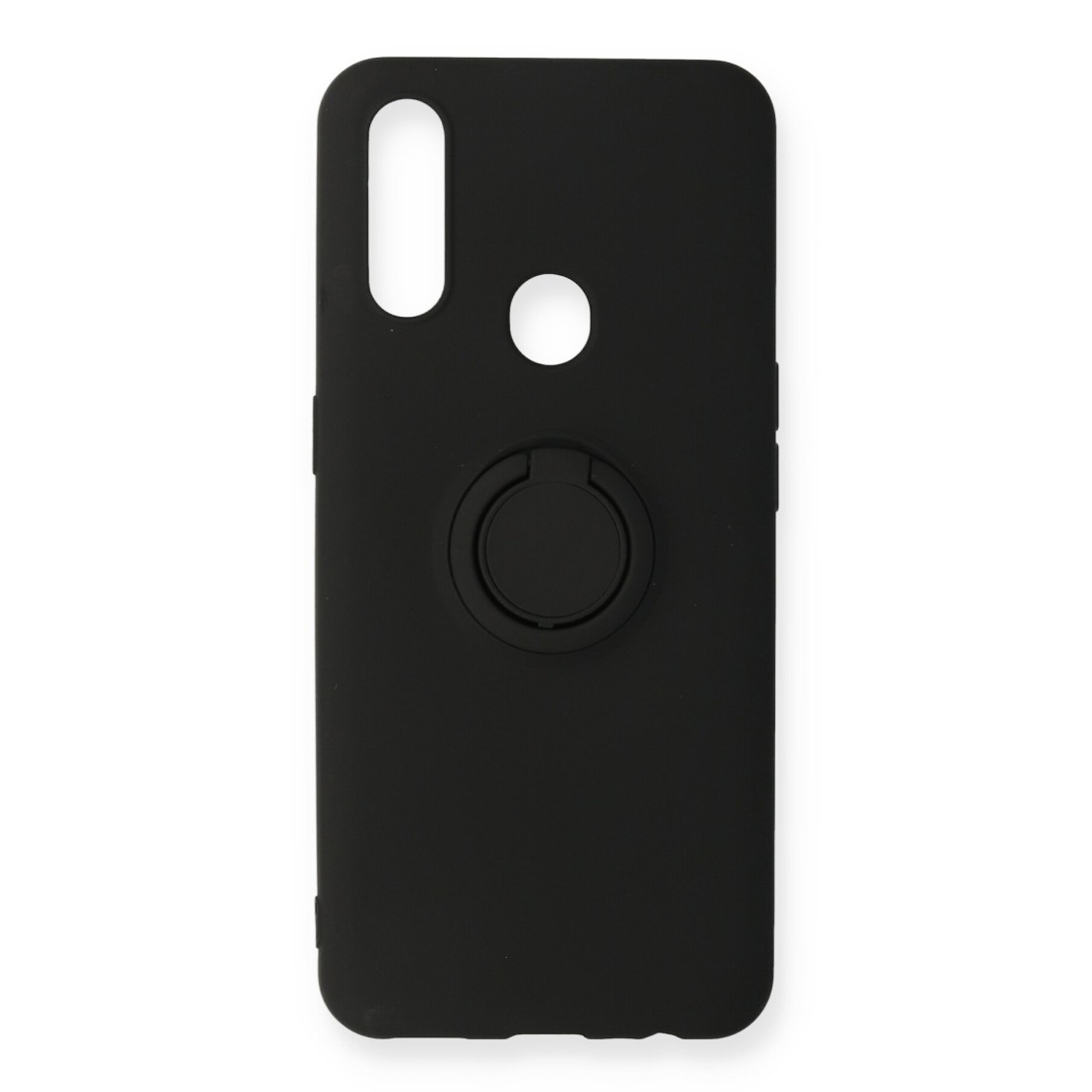  Oppo A31 Kılıf Viktor Yüzüklü Silikon - Siyah