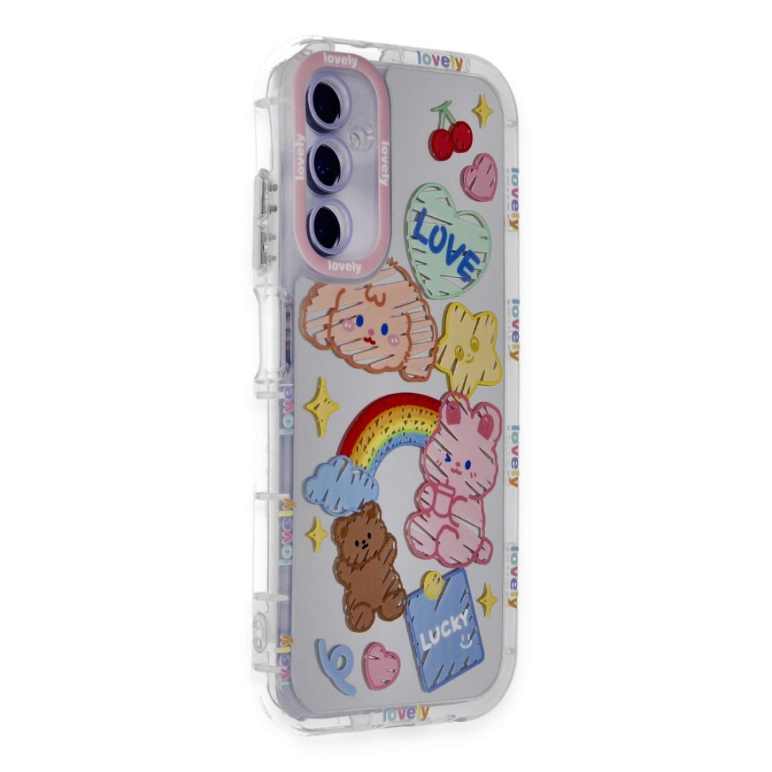  Samsung Galaxy A05S Kılıf Reflexion Desenli Kapak - Desen 4