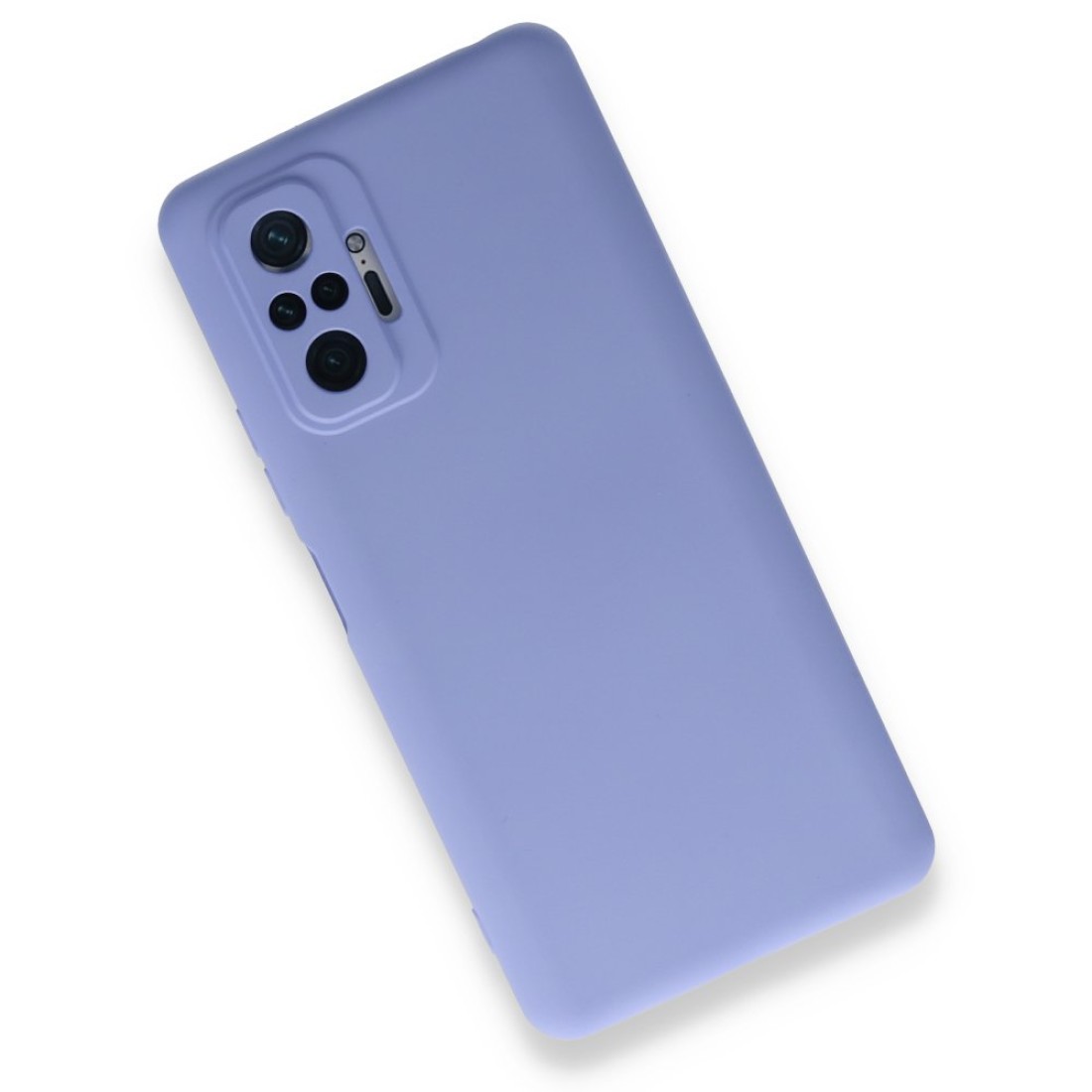 Xiaomi Redmi Note 10 Pro Kılıf Nano içi Kadife Silikon - Lila