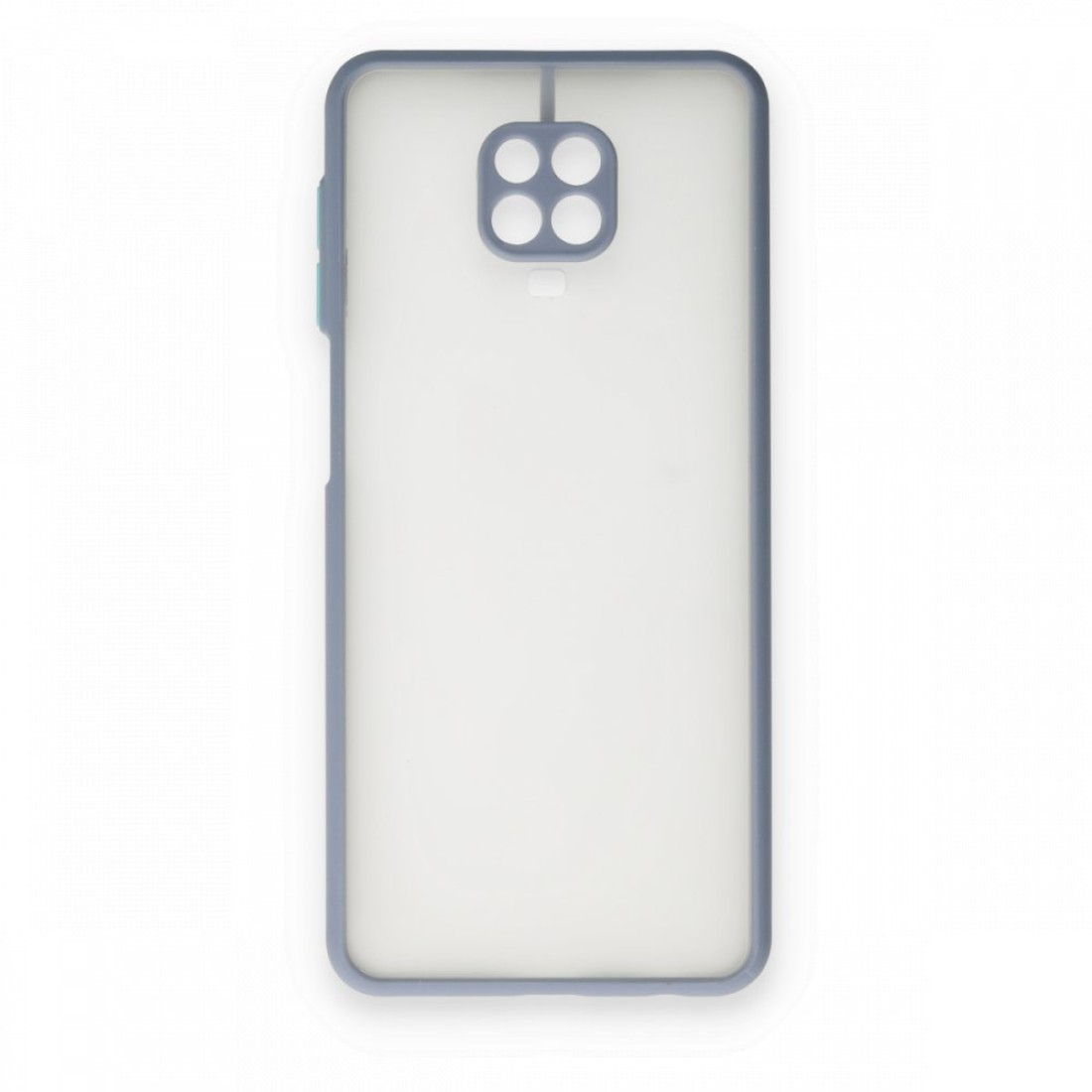  Xiaomi Redmi Note 9S Kılıf Montreal Silikon Kapak - Gri