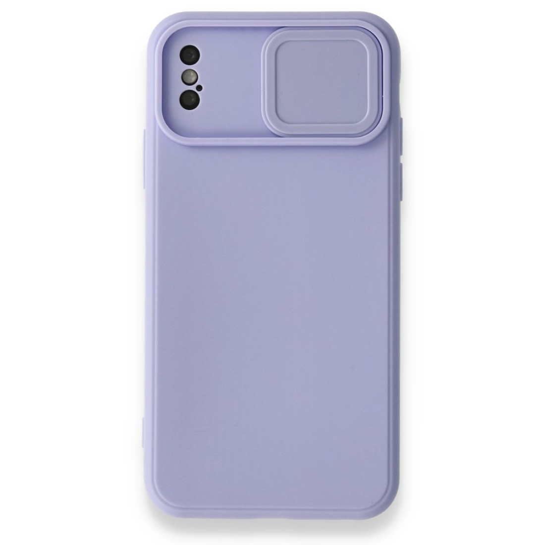  iPhone X Kılıf Color Lens Silikon - Mor