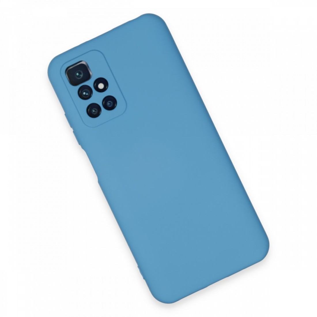  Xiaomi Redmi Note 11 4G Kılıf Nano içi Kadife Silikon - Mavi