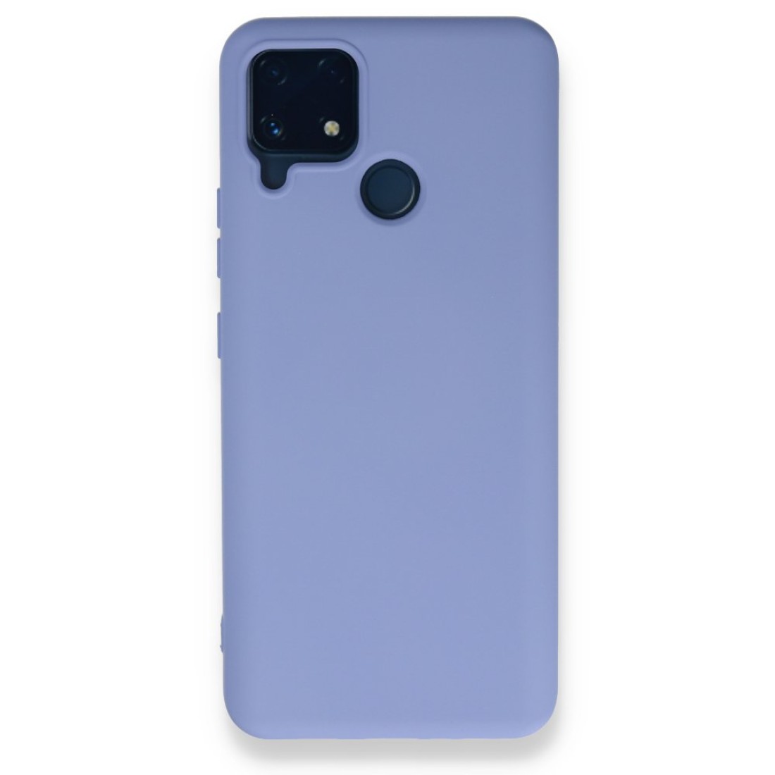  Realme C25 Kılıf Nano içi Kadife Silikon - Lila