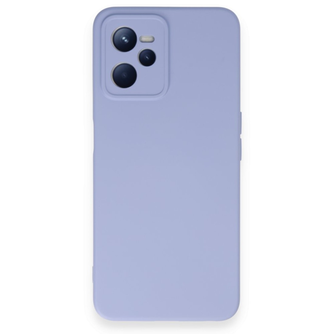  Realme C35 Kılıf Nano içi Kadife Silikon - Lila