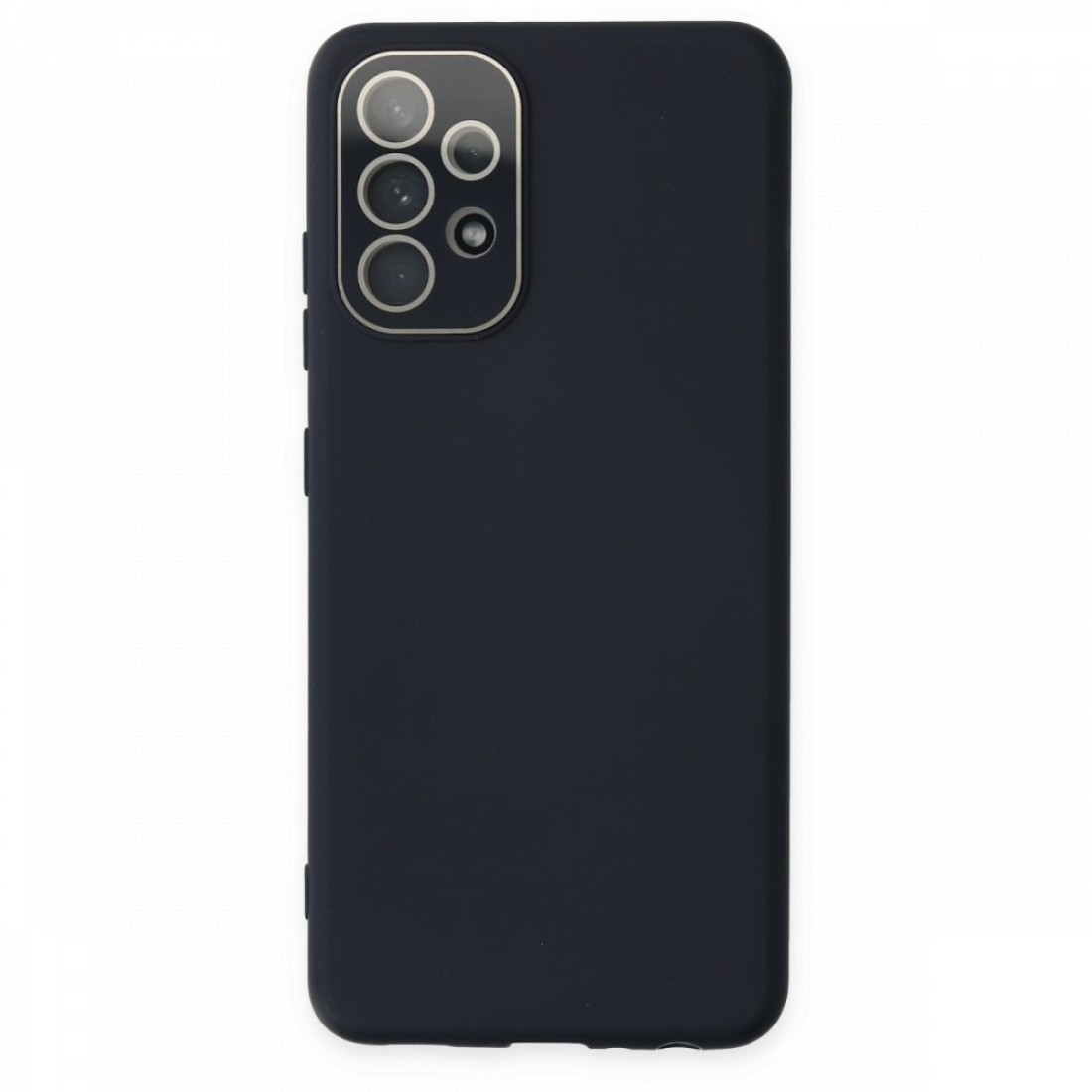  Samsung Galaxy A53 5G Kılıf Lansman Glass Kapak - Lacivert