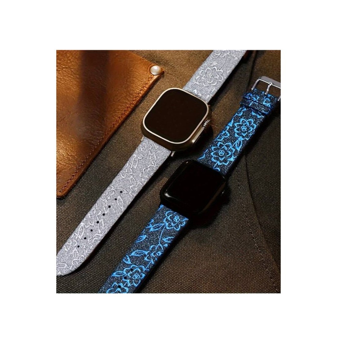  Apple Watch 38mm Creeper Desenli Kordon - Rose Gold