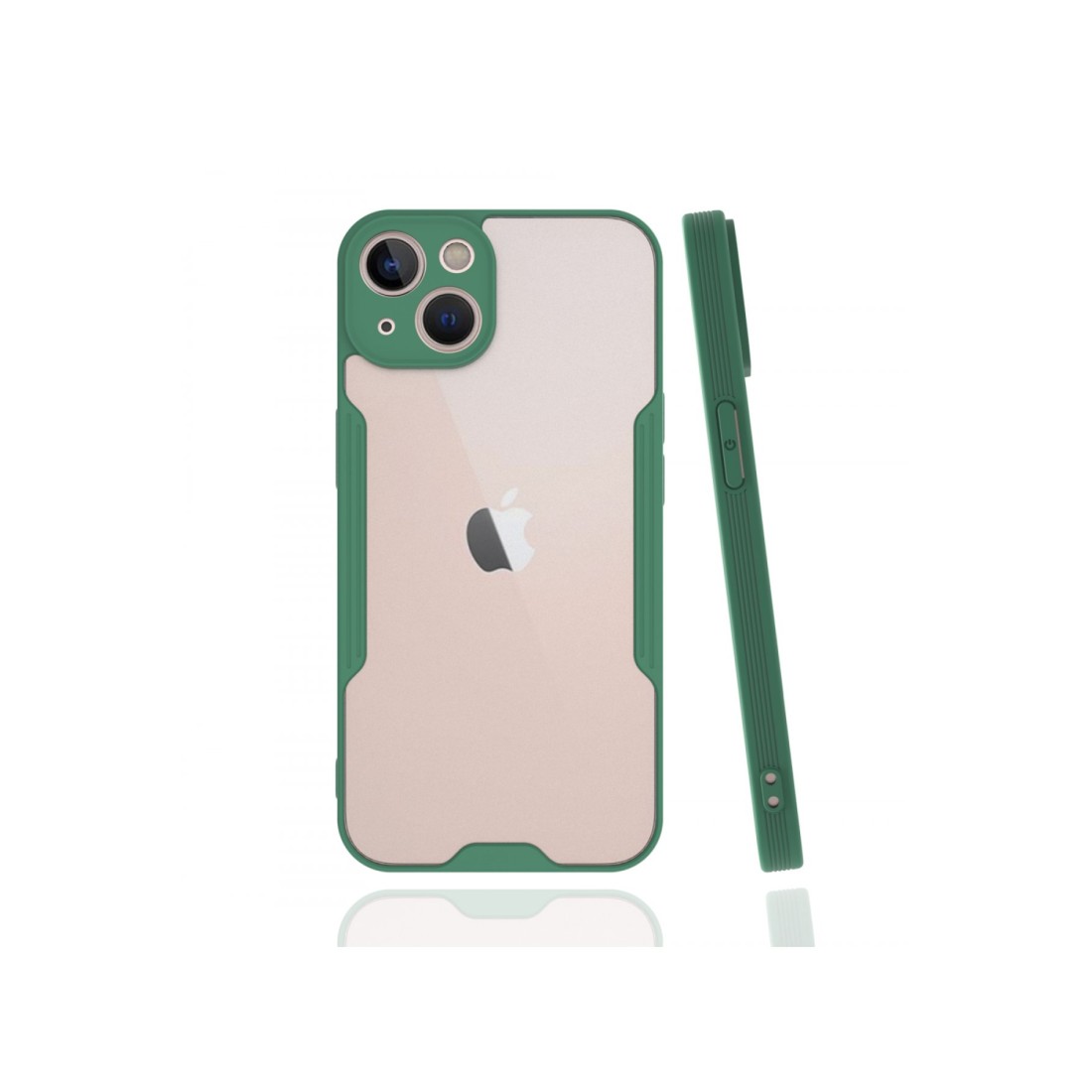  iPhone 13 Kılıf Platin Silikon - Yeşil