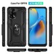  Oppo A74 4G Kılıf Sofya Yüzüklü Silikon Kapak - Siyah