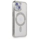 iPhone 15 Kılıf Joke Simli Magneticsafe Kılıf - Gümüş iPhone 15 Kılıf Joke Simli Magneticsafe Kılıf - Gümüş