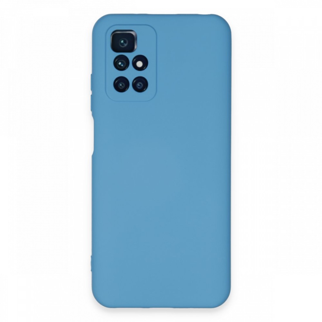  Xiaomi Redmi Note 11 4G Kılıf Nano içi Kadife Silikon - Mavi