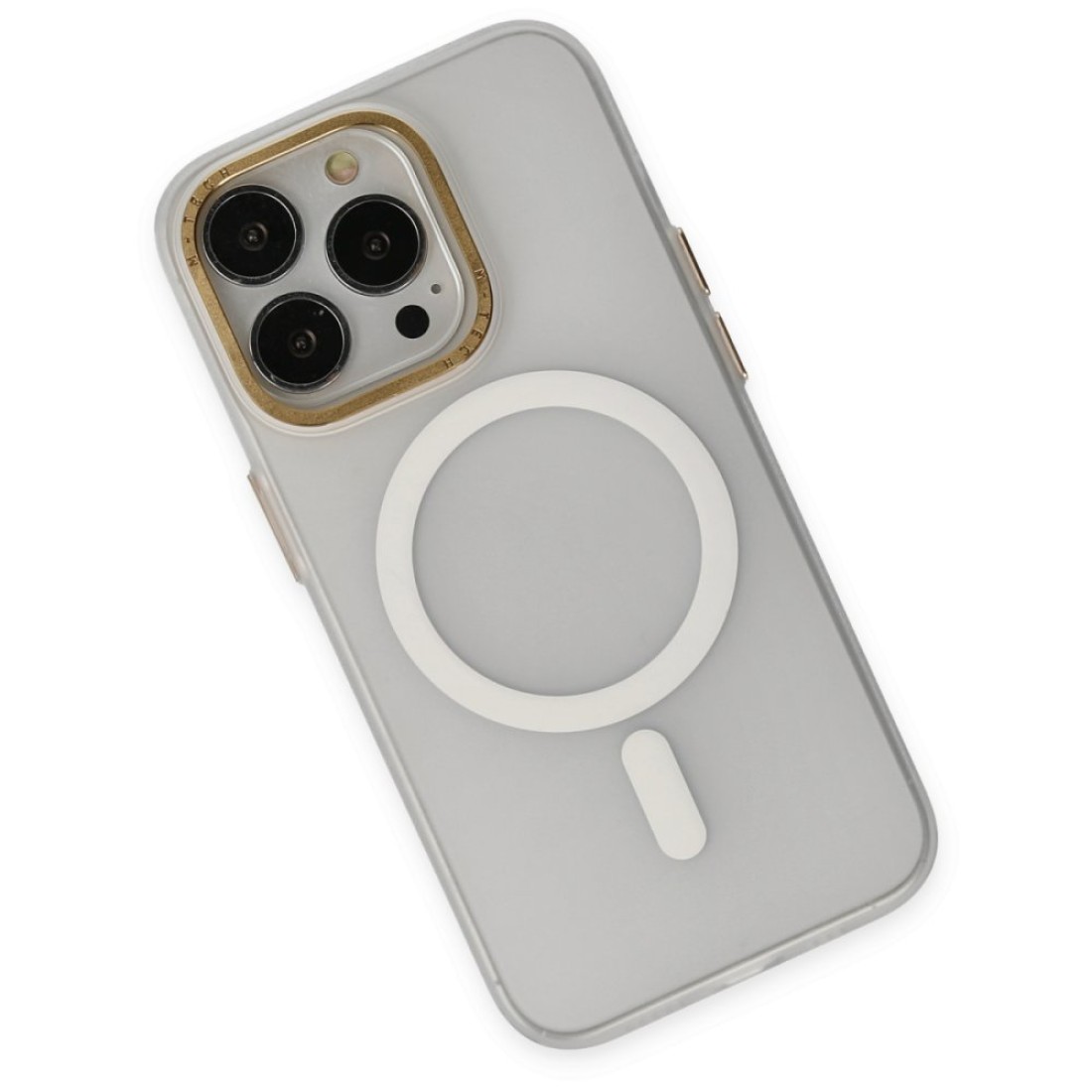 iPhone 13 Pro Max Kılıf Lodos Magneticsafe Mat Kapak - Şeffaf iPhone 13 Pro Max Kılıf Lodos Magneticsafe Mat Kapak - Şeffaf