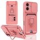 iPhone 16 Kılıf Zuma Kartvizitli Yüzüklü Silikon - Pembe iPhone 16 Kılıf Zuma Kartvizitli Yüzüklü Silikon - Pembe