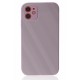  iPhone 12 Kılıf Glass Kapak - Mor