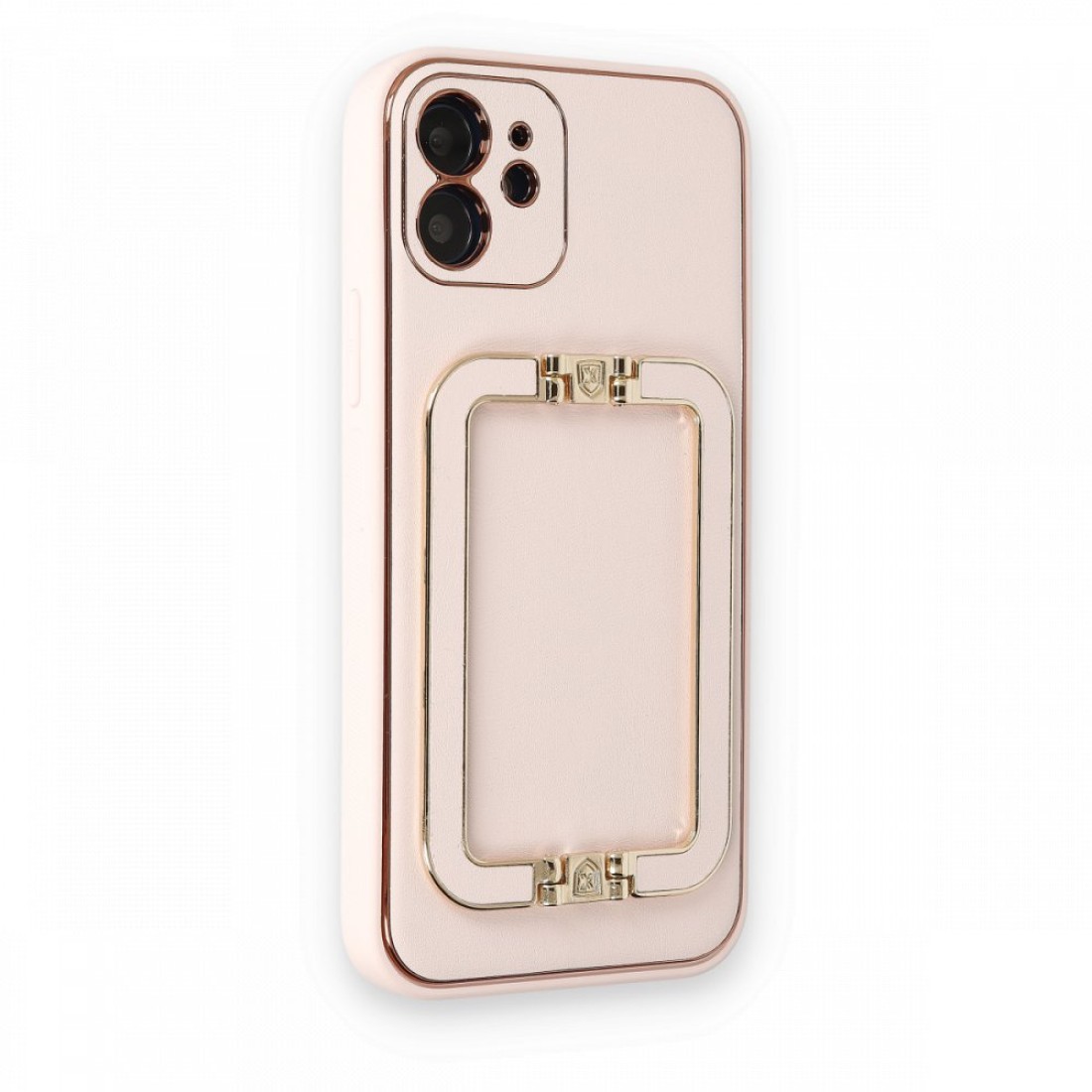 iPhone 12 Kılıf Coco Elit Kapak - Pudra iPhone 12 Kılıf Coco Elit Kapak - Pudra