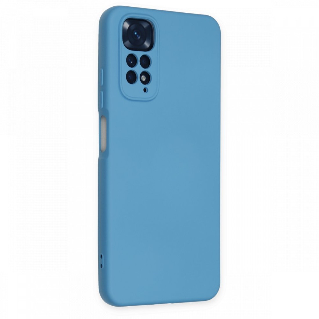  Xiaomi Redmi Note 11 Kılıf Nano içi Kadife Silikon - Mavi