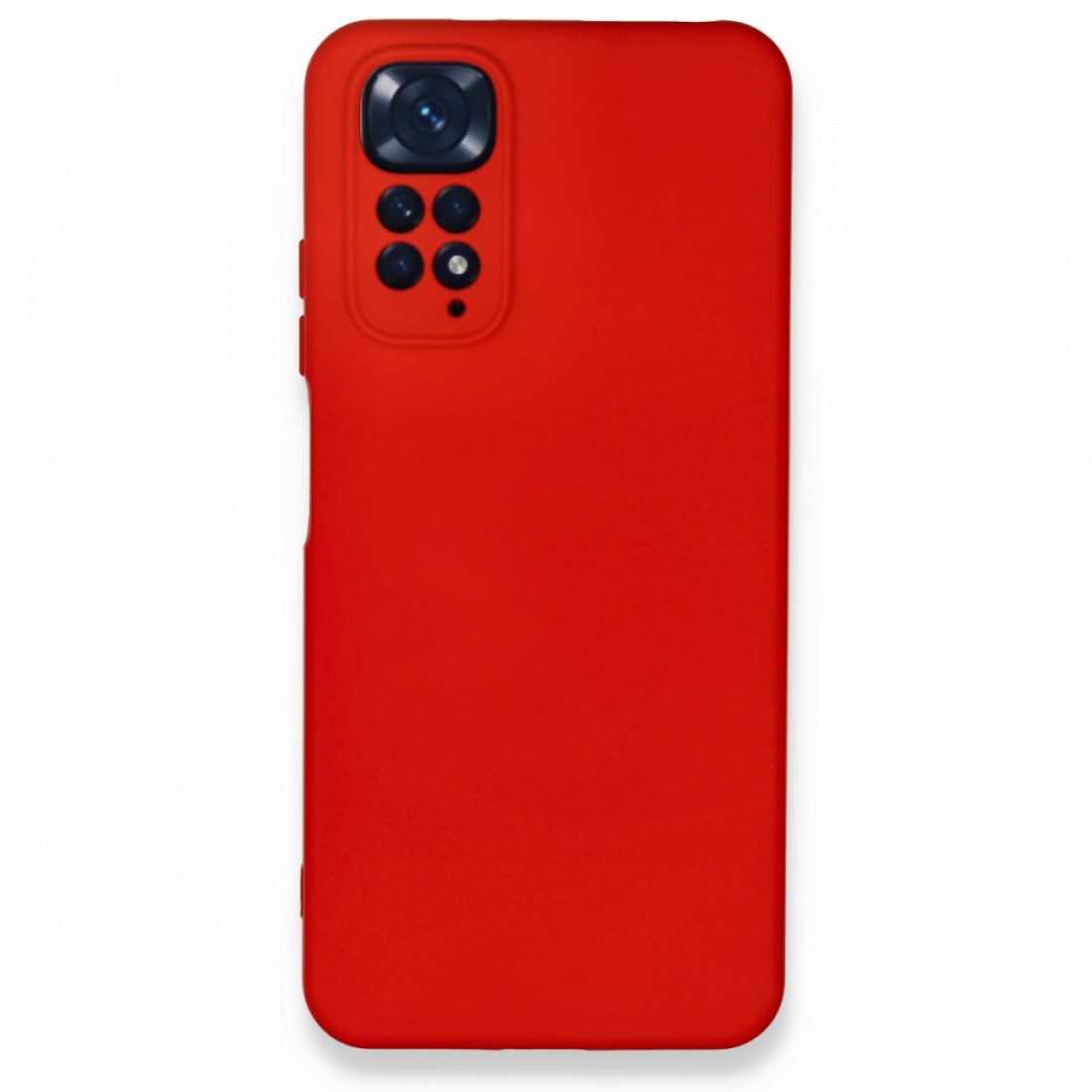 Xiaomi Redmi Note 11 Kılıf Nano içi Kadife Silikon - Kırmızı