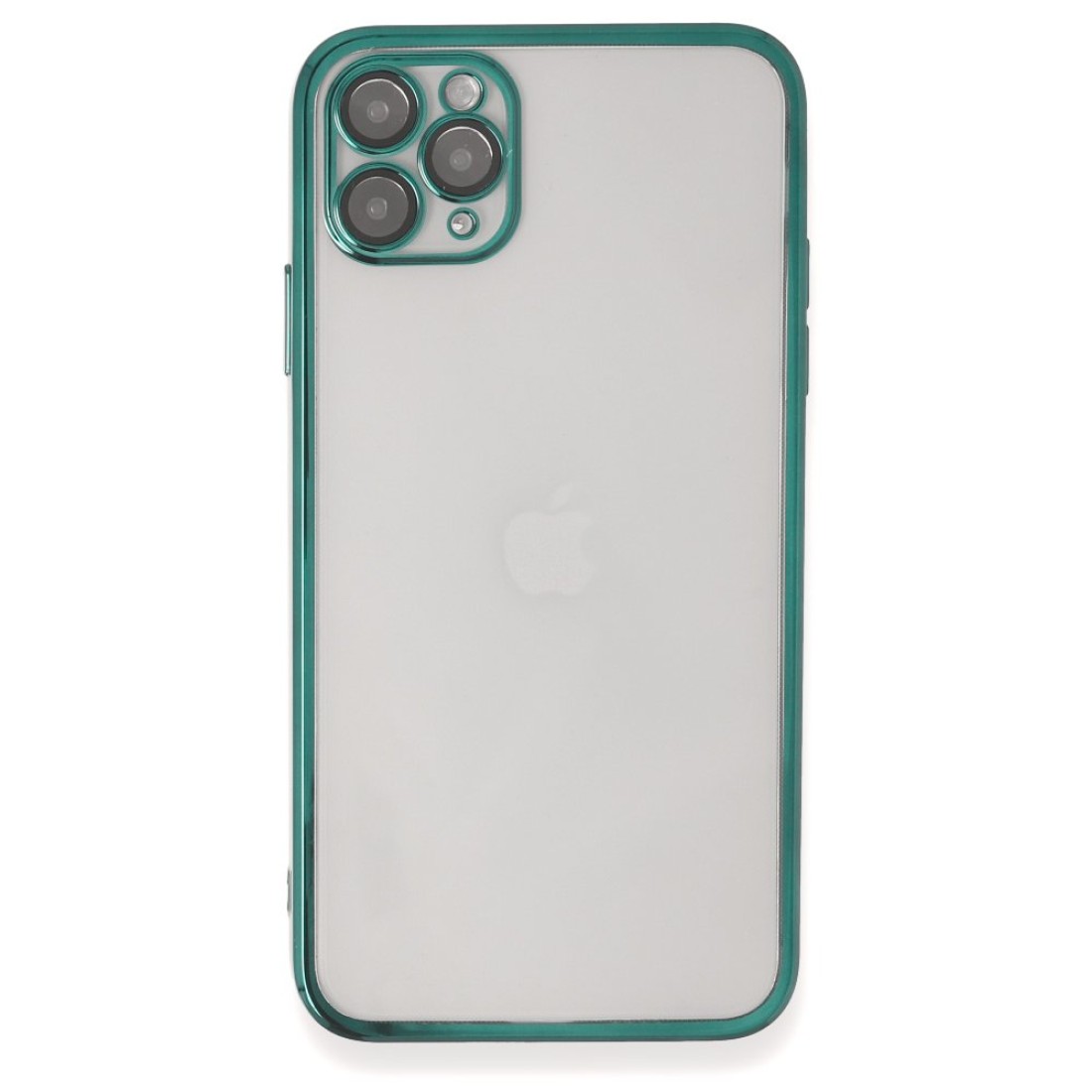  iPhone 11 Pro Kılıf Razer Lensli Silikon - Yeşil