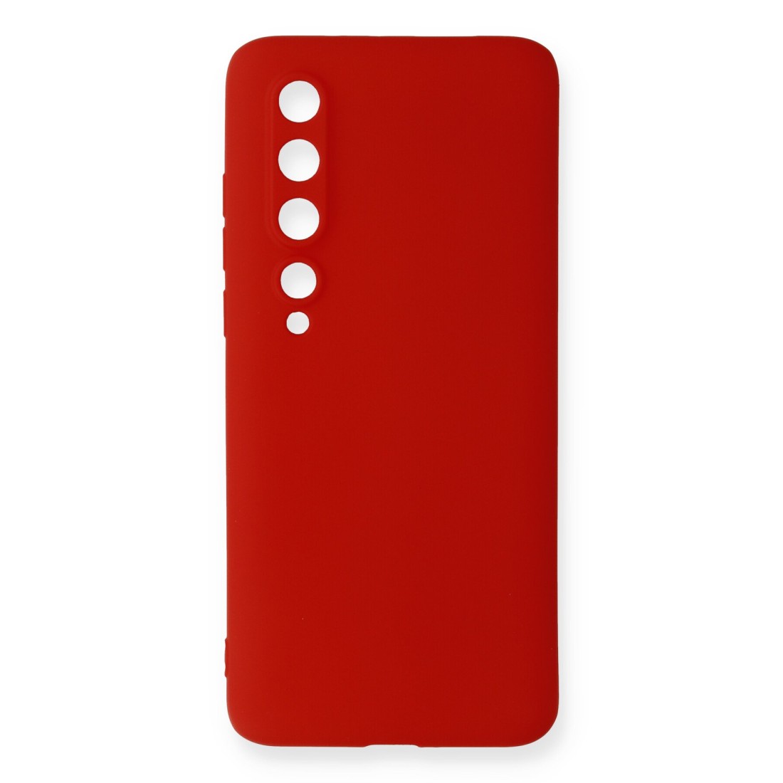 Xiaomi Mi 10 Kılıf First Silikon - Kırmızı Xiaomi Mi 10 Kılıf First Silikon - Kırmızı