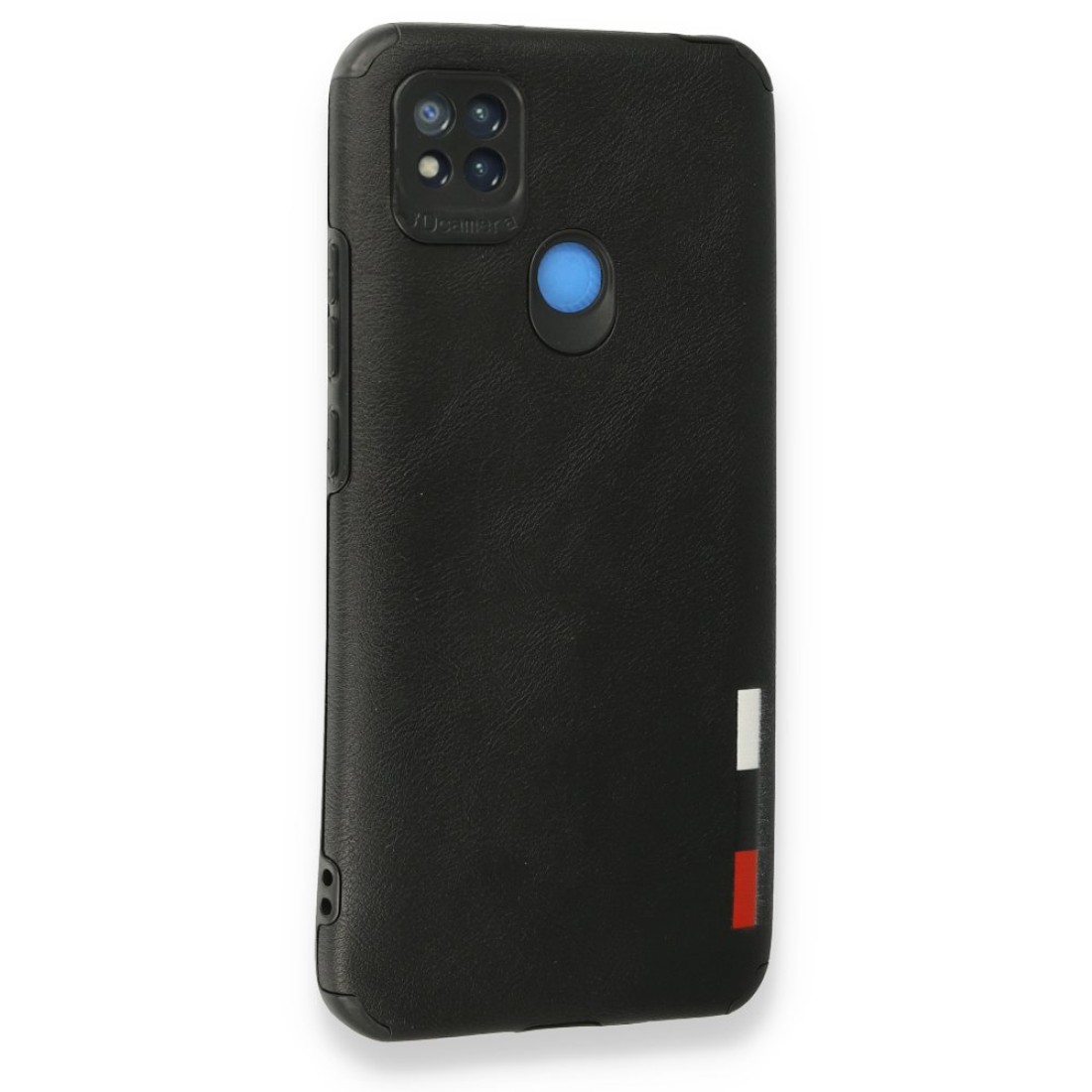  Xiaomi Redmi 9C Kılıf Loop Deri Silikon - Siyah