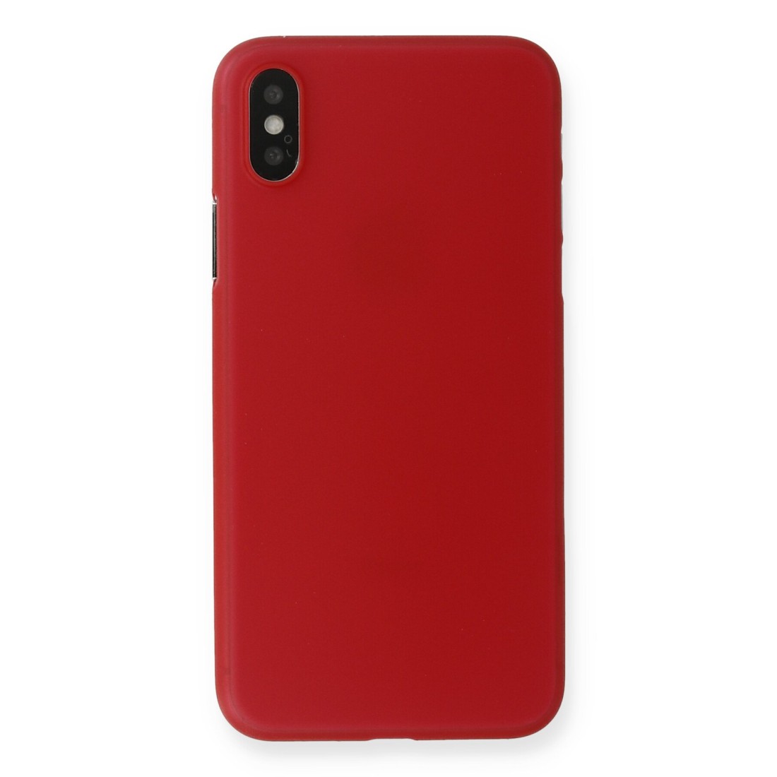  iPhone XS Kılıf PP Ultra İnce Kapak - Kırmızı