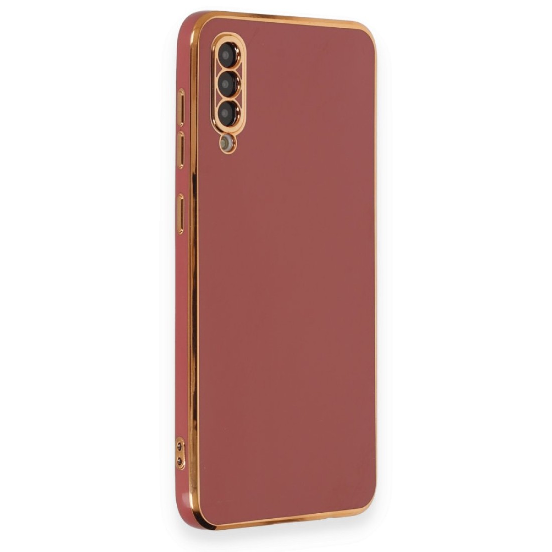  Samsung Galaxy A70 Kılıf Volet Silikon - Kırmızı