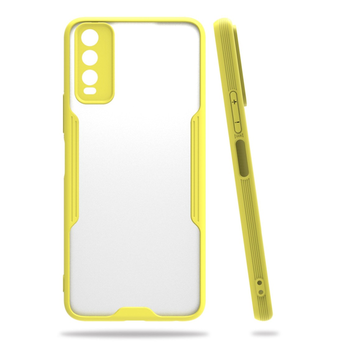  Vivo Y11S Kılıf Platin Silikon - Sarı