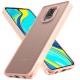 Xiaomi Redmi Note 9S Kılıf Elegant Kapak - Pudra Xiaomi Redmi Note 9S Kılıf Elegant Kapak - Pudra