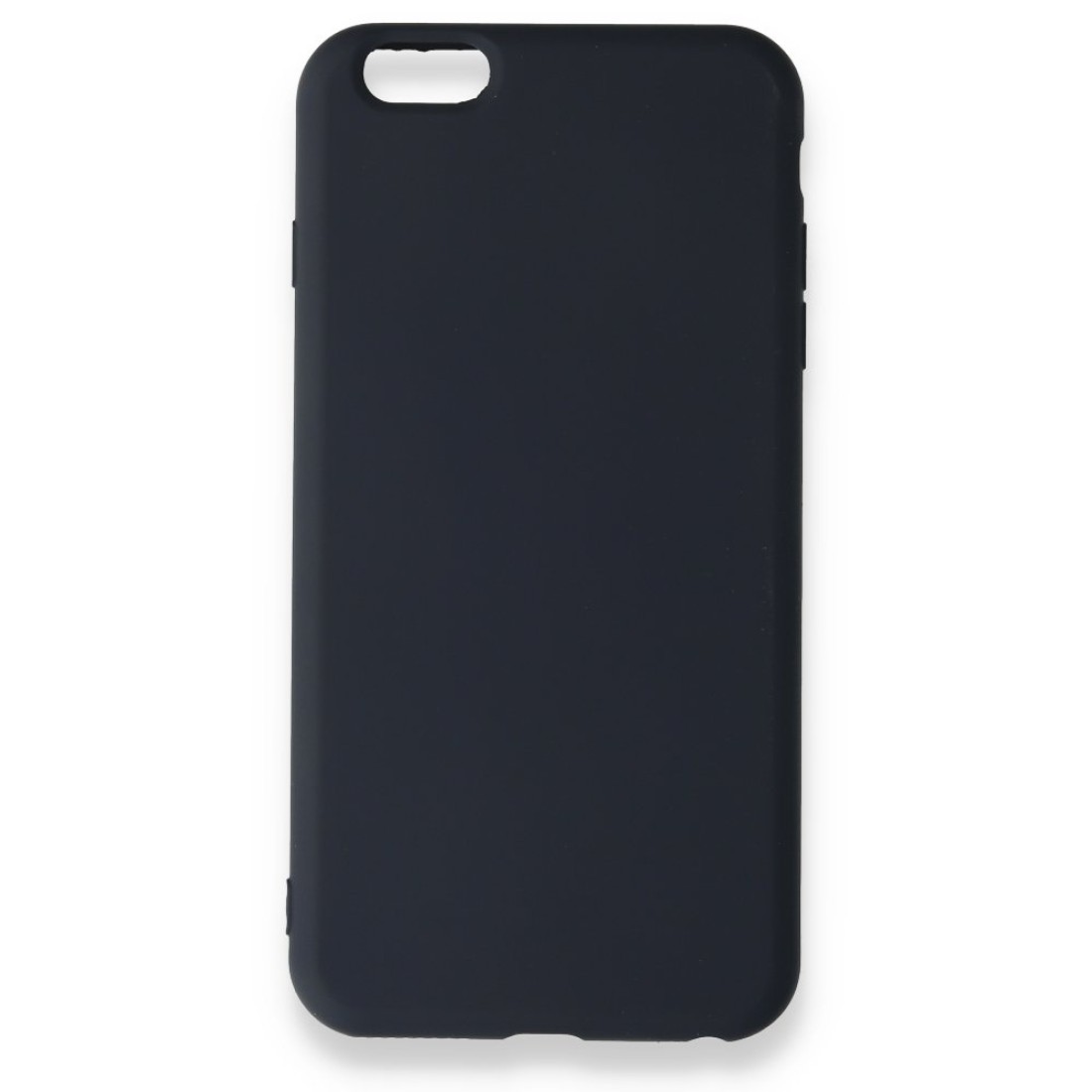  iPhone 6 Plus Kılıf Nano içi Kadife Silikon - Lacivert