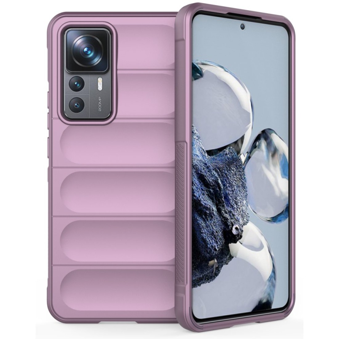  Xiaomi Mi 12T Pro Kılıf Optimum Silikon - Mor