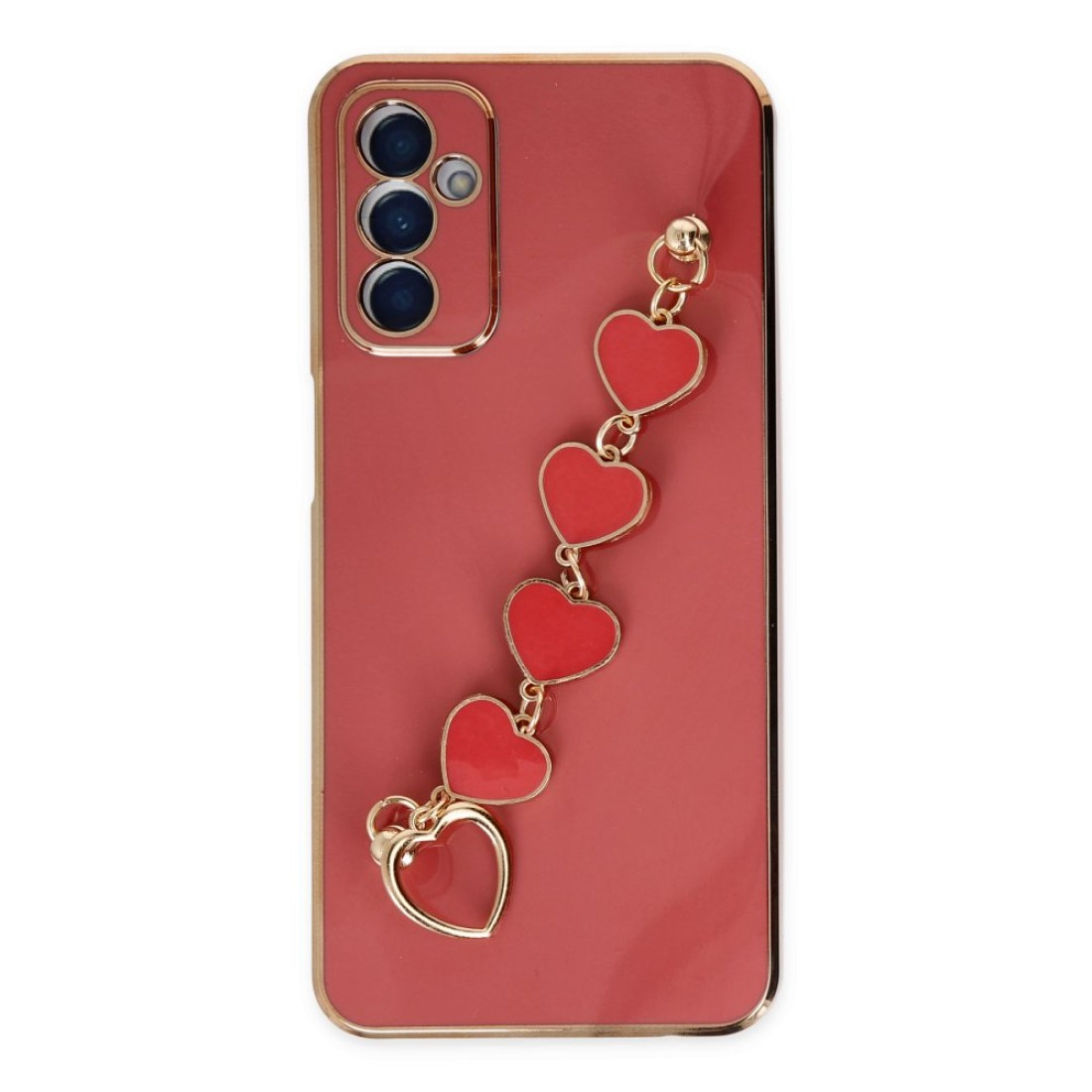  Samsung Galaxy M13 Kılıf Esila Silikon - Kırmızı