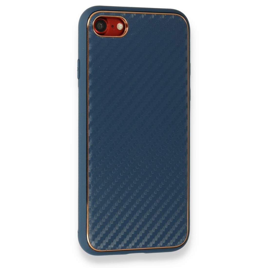  iPhone 8 Kılıf Coco Karbon Silikon - Mavi