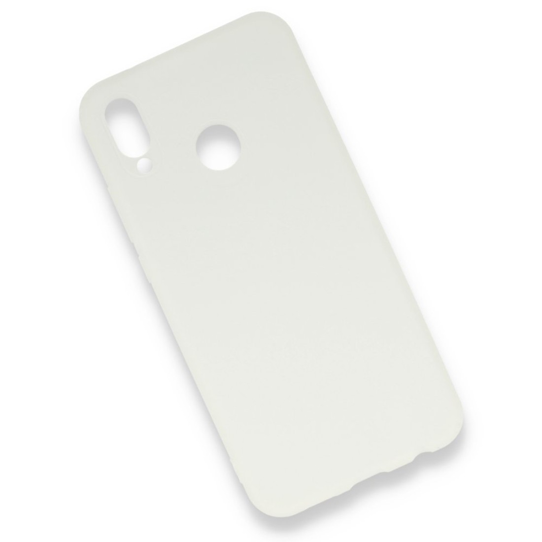  Huawei P20 Lite Kılıf Hopi Silikon - Beyaz