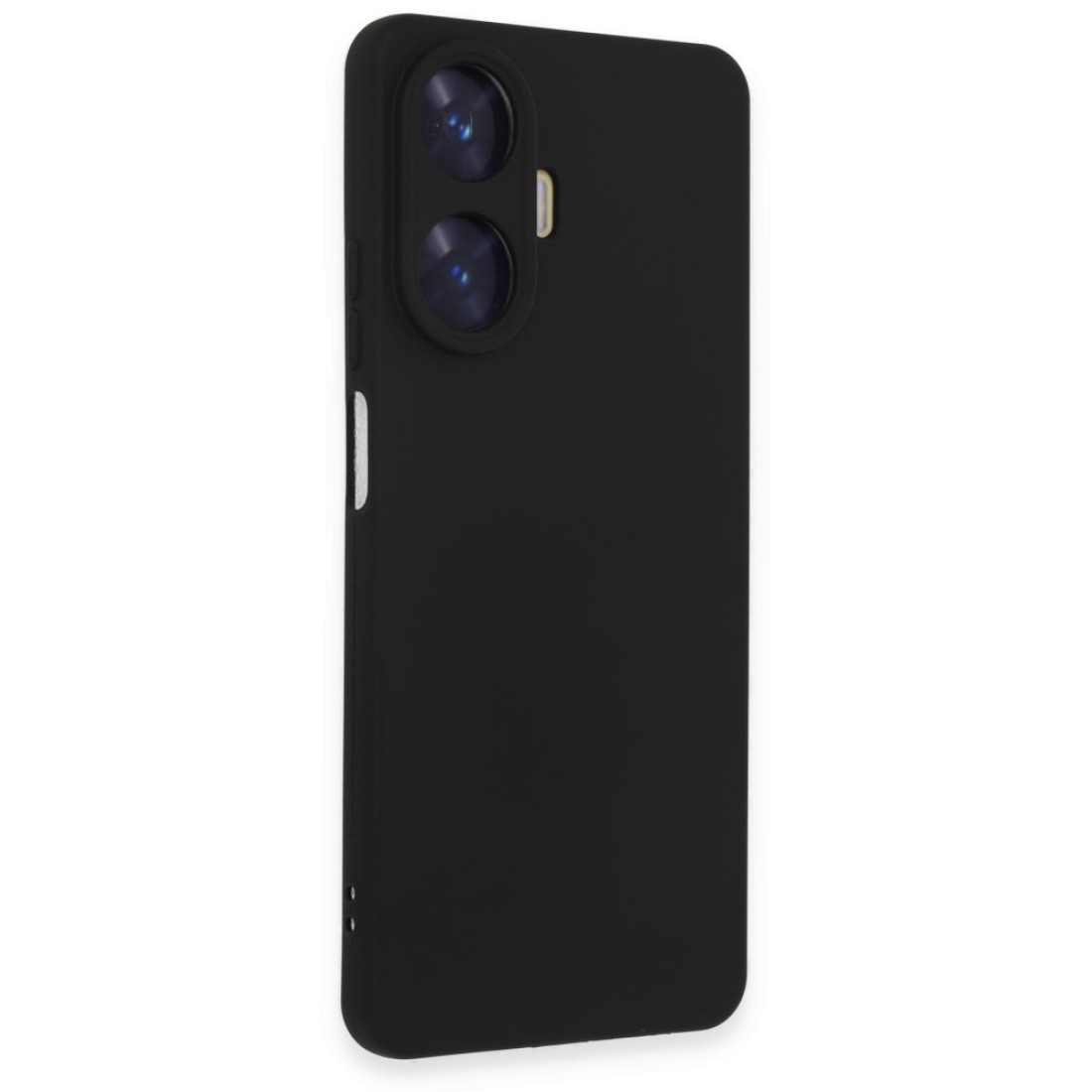  Realme C55 Kılıf Nano içi Kadife Silikon - Siyah