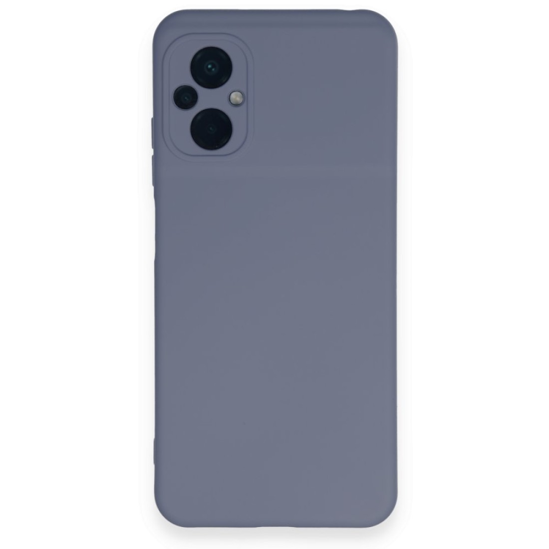  Xiaomi Poco M5 Kılıf Nano içi Kadife Silikon - Gri