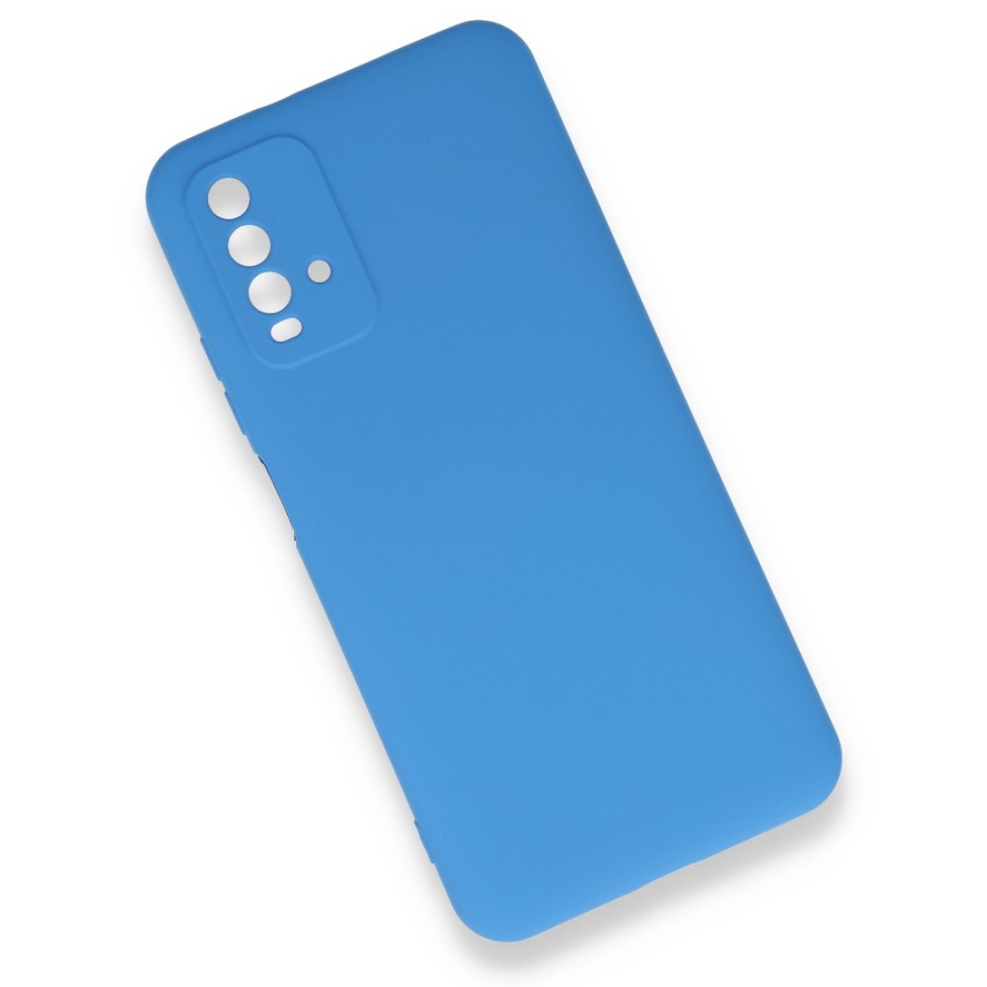 Xiaomi Redmi 9T Kılıf Nano içi Kadife Silikon - Mavi Xiaomi Redmi 9T Kılıf Nano içi Kadife Silikon - Mavi