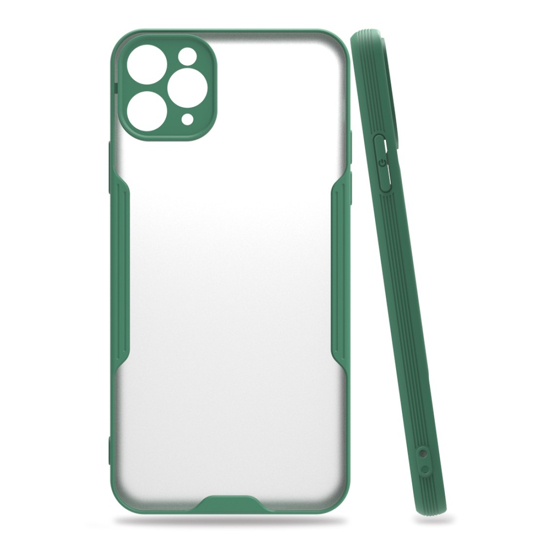  iPhone 11 Pro Kılıf Platin Silikon - Yeşil