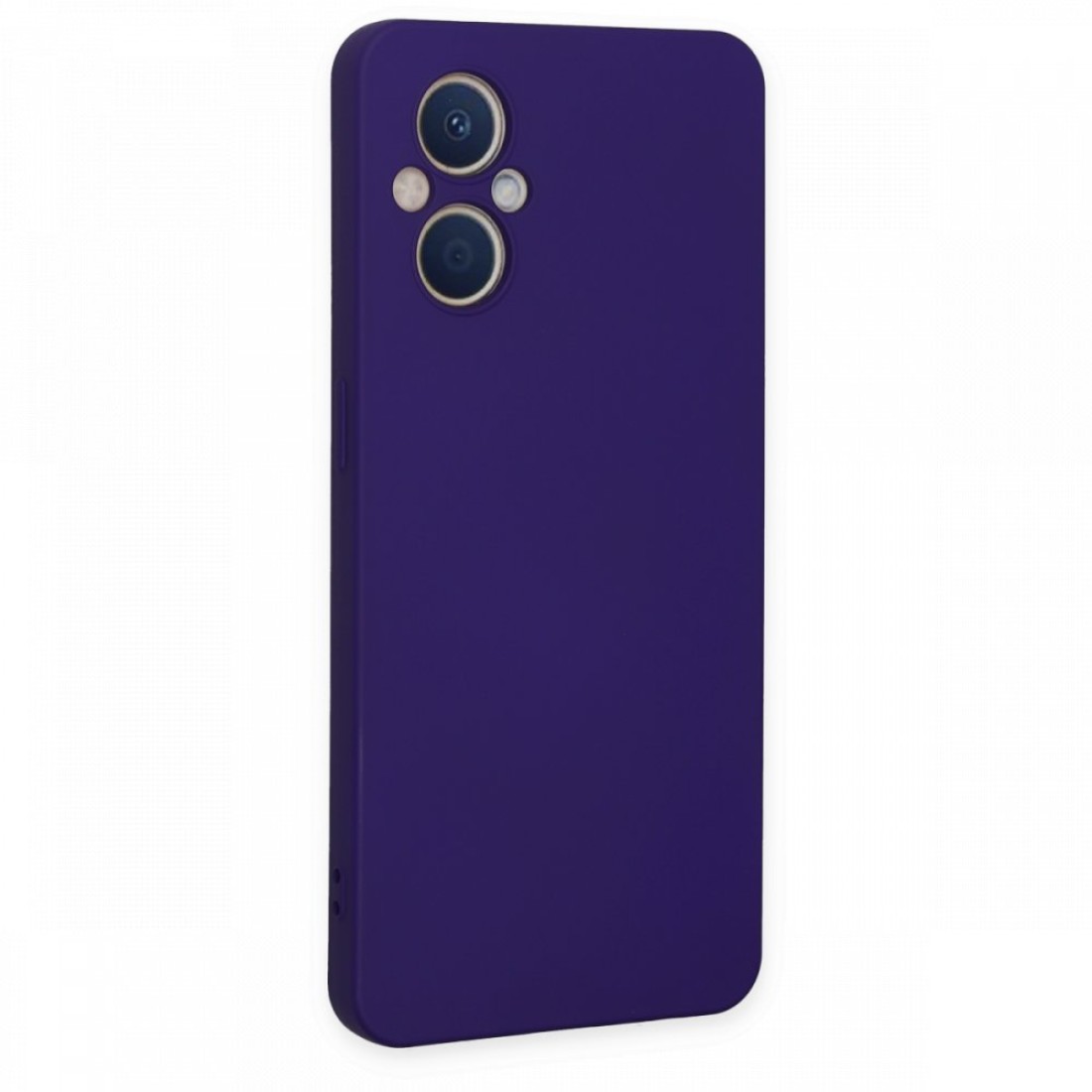  Oppo Reno 7 Lite Kılıf Nano içi Kadife Silikon - Mor