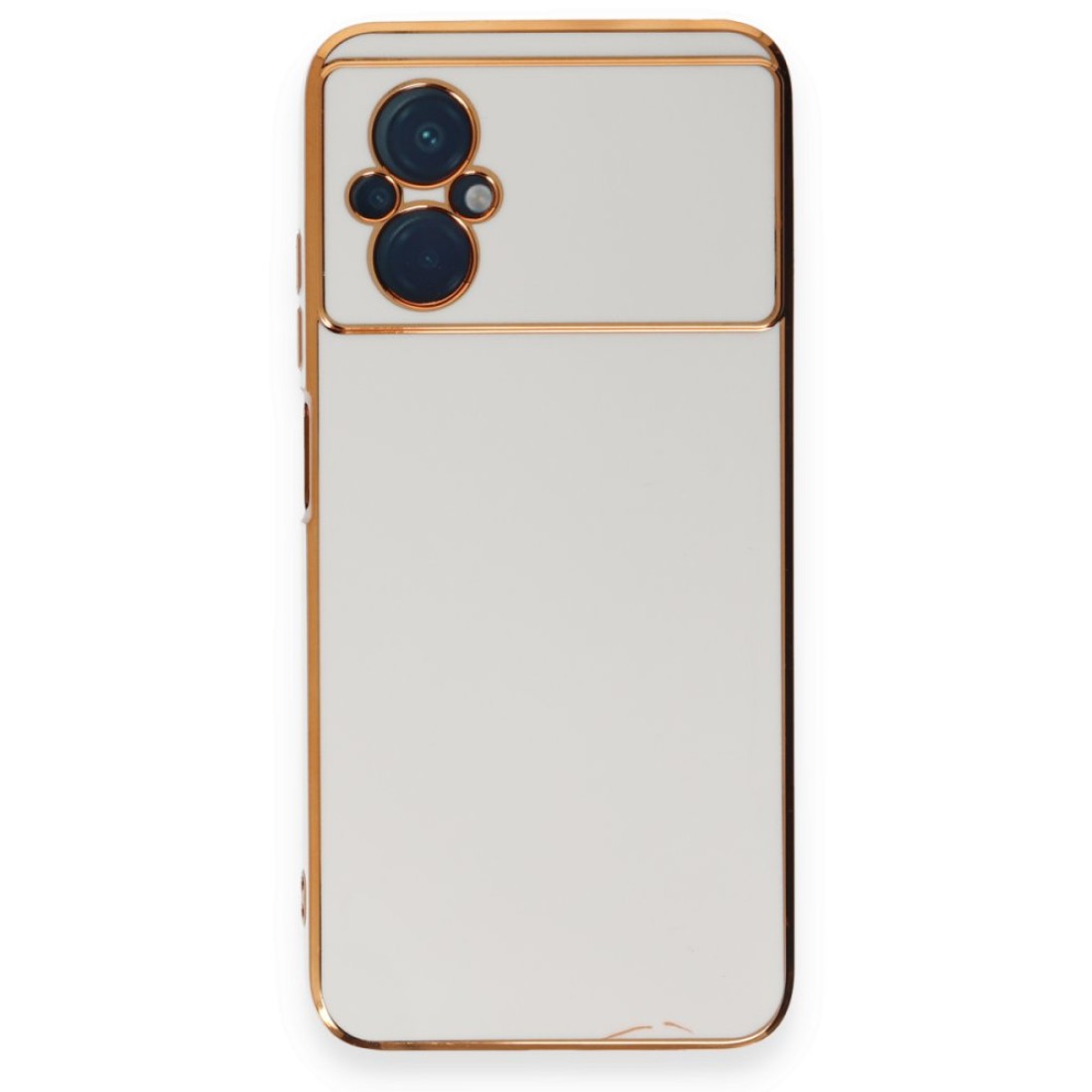  Xiaomi Poco M5 Kılıf Volet Silikon - Beyaz