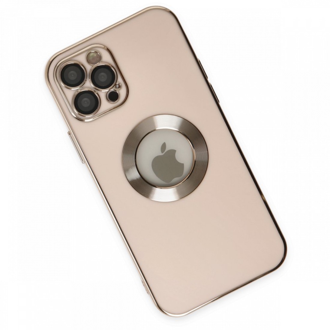  iPhone 12 Pro Kılıf Store Silikon - Pembe