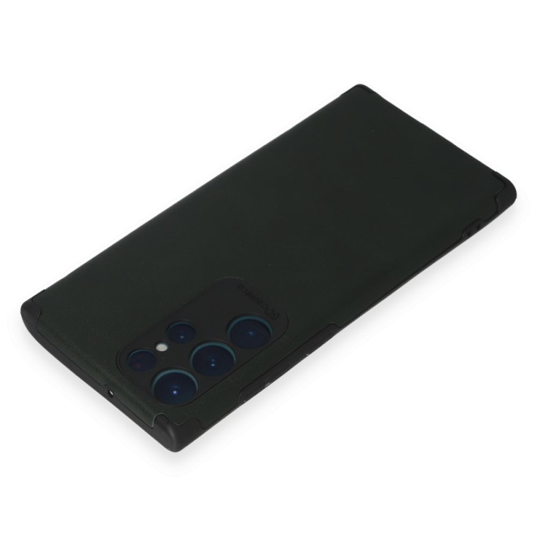  Samsung Galaxy S22 Ultra Kılıf Loop Deri Silikon - Yeşil