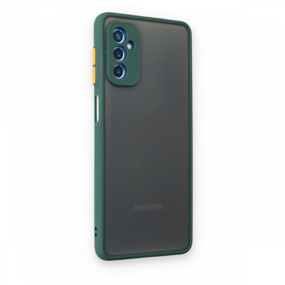  Samsung Galaxy M52 5G Kılıf Montreal Silikon Kapak - Yeşil