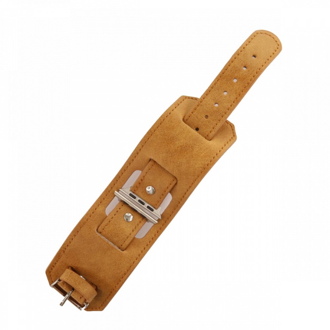  Apple Watch 42mm NL17 Deri Kordon - Taba