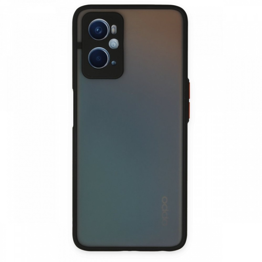  Oppo A96 Kılıf Montreal Silikon Kapak - Siyah