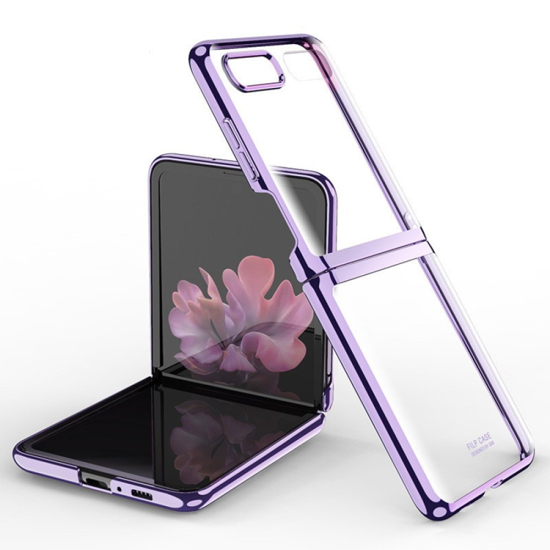  Samsung Galaxy Z Flip 4 Kılıf Fold Element Kapak - Mor
