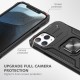  iPhone 13 Pro Max Kılıf Zegna Yüzüklü Silikon Kapak - Siyah