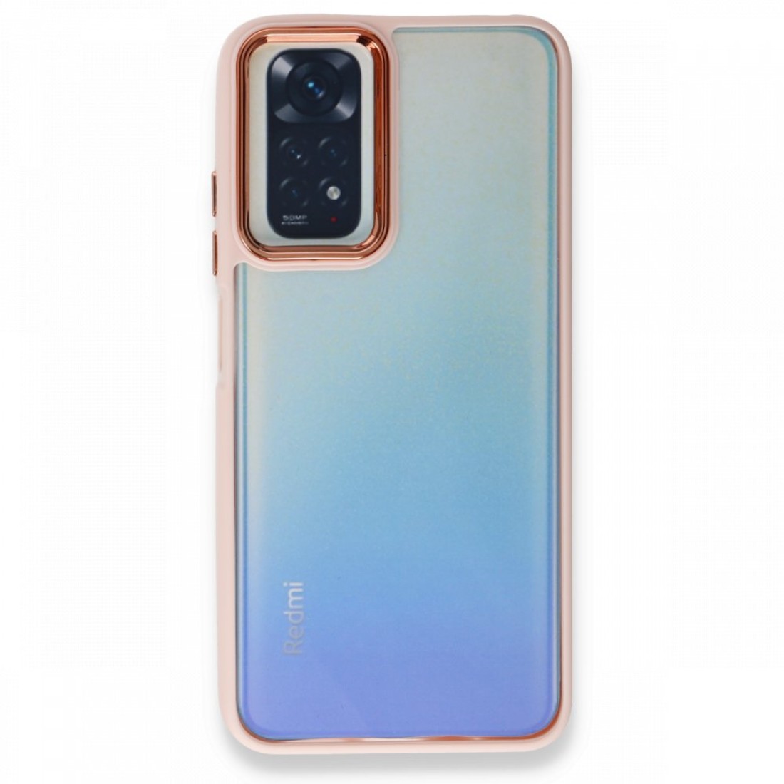  Xiaomi Redmi Note 11 Kılıf Dora Kapak - Pudra