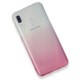  Samsung Galaxy A20 Kılıf Lüx Çift Renkli Silikon - Pembe