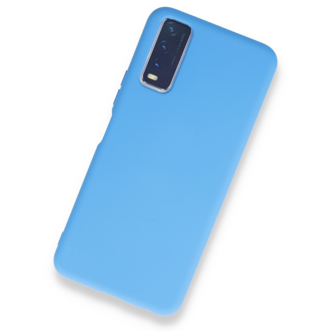 Vivo Y11S Kılıf Nano içi Kadife Silikon - Mavi Vivo Y11S Kılıf Nano içi Kadife Silikon - Mavi
